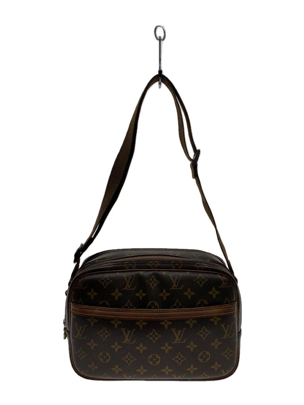 LOUIS VUITTON Reporter Monogram Canvas Brown All over
